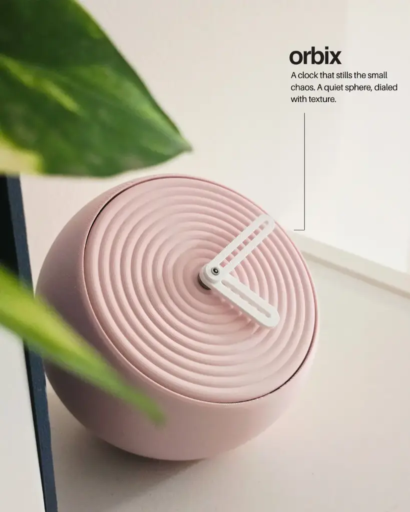 Orbix – Spherical Desk Clock